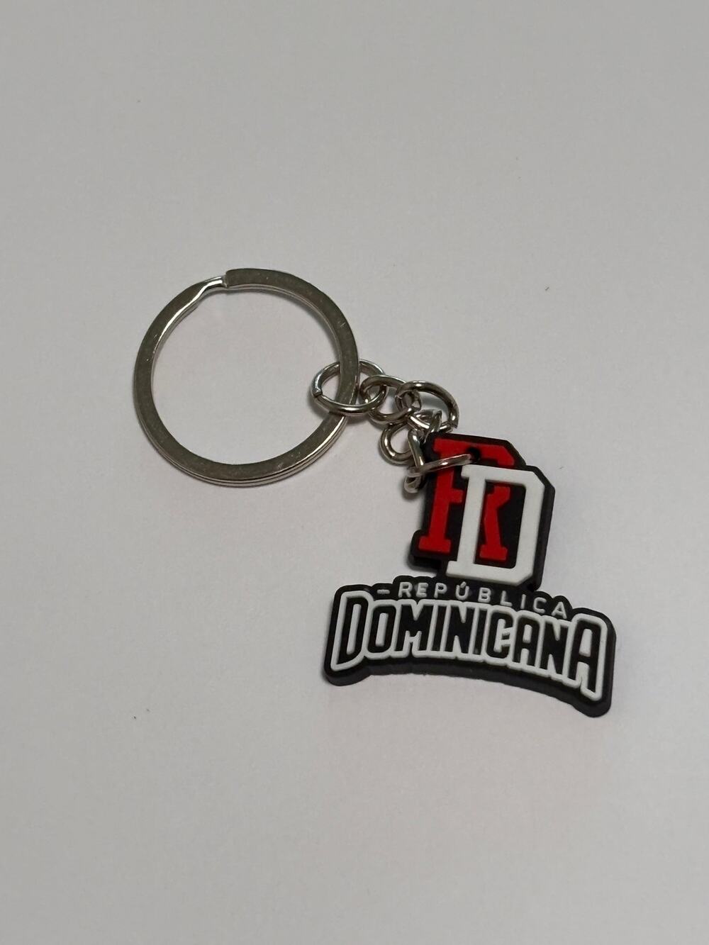 Republica Dominicana Keychain Souvenir Red White Blue Dominican Republic